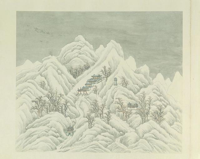 北京著名的"燕山八景"在清宫藏画中是这个样子