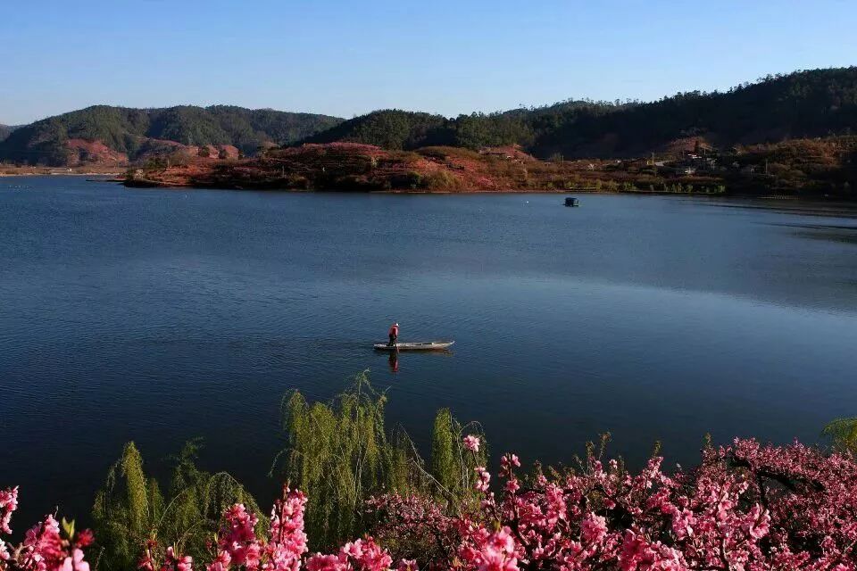 有个美女居然从米易县海塔景区的墙壁上,扯出