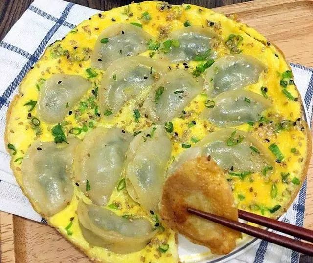 【荐菜】简单快手又美味的鸡蛋煎饺!