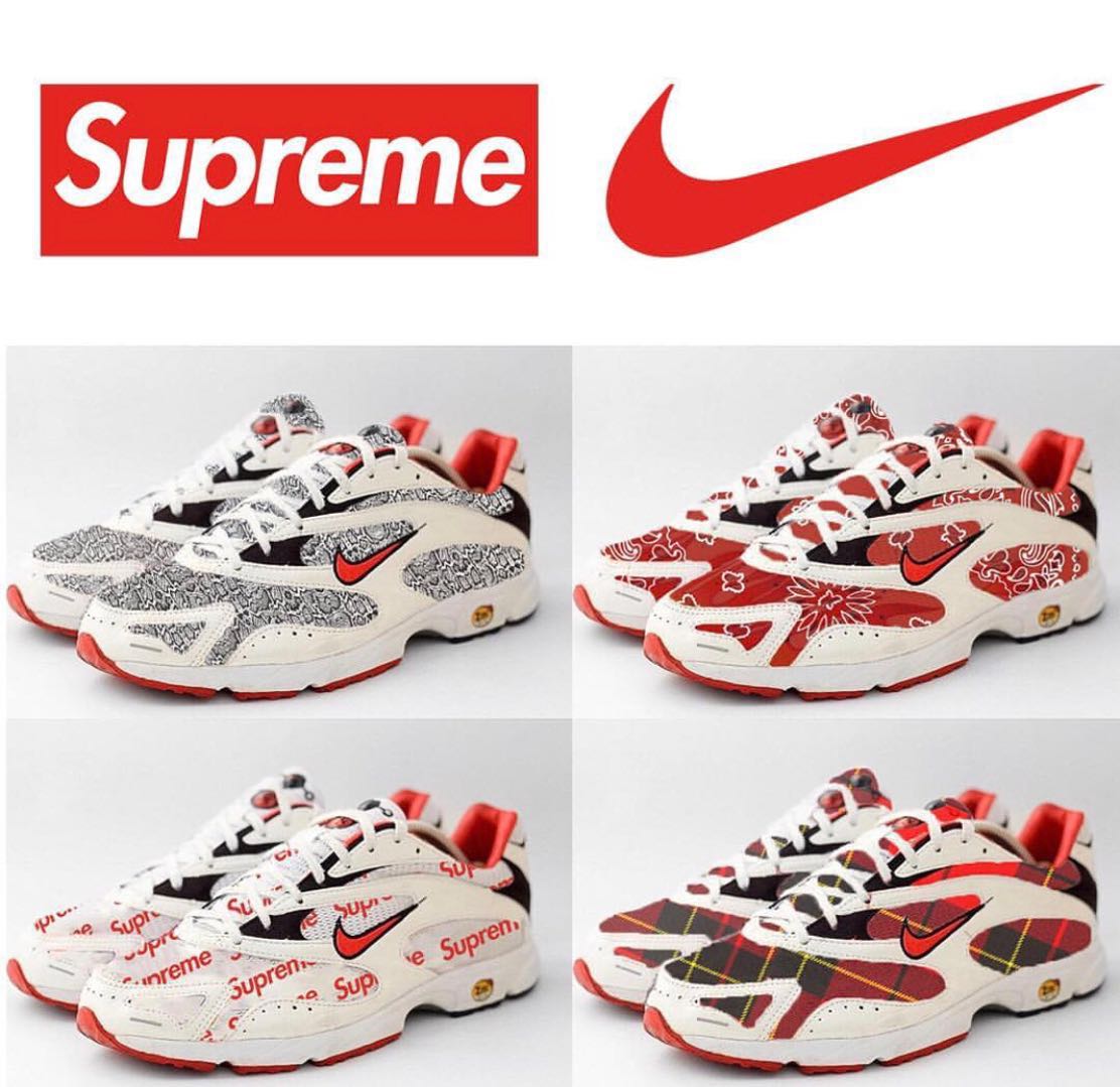 supreme x nike 联名"老爹鞋"终于来了!多款配色设计遭曝光?