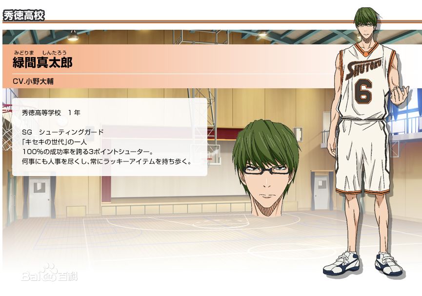 其他高校   绿间真太郎(绿间真太郎,midorima shintaro)