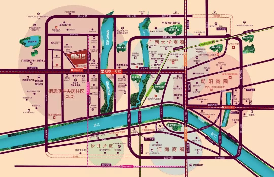 每一座城市地铁规划一出"地铁沿线"地铁