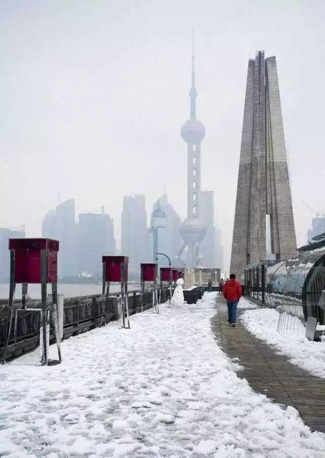 2008年古漪园雪景 就上海这座城市而言,记忆中漫天飞雪的场面屈指