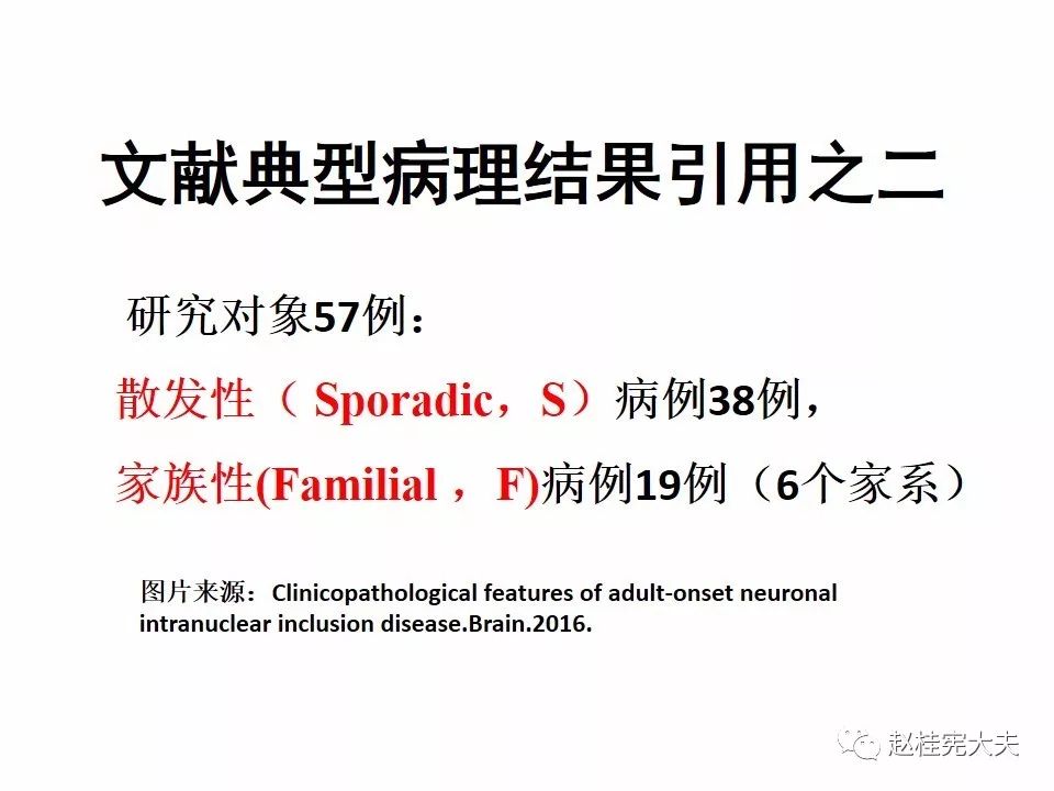 神经元核内包涵体病(niid)最新更新内容!