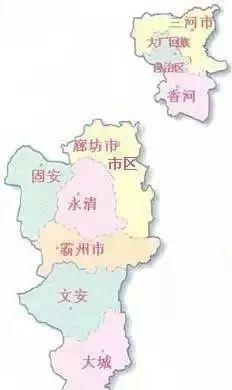 河北省廊坊市,永清县, 固安县; "六镇"是指大兴区榆垡镇,庞各庄