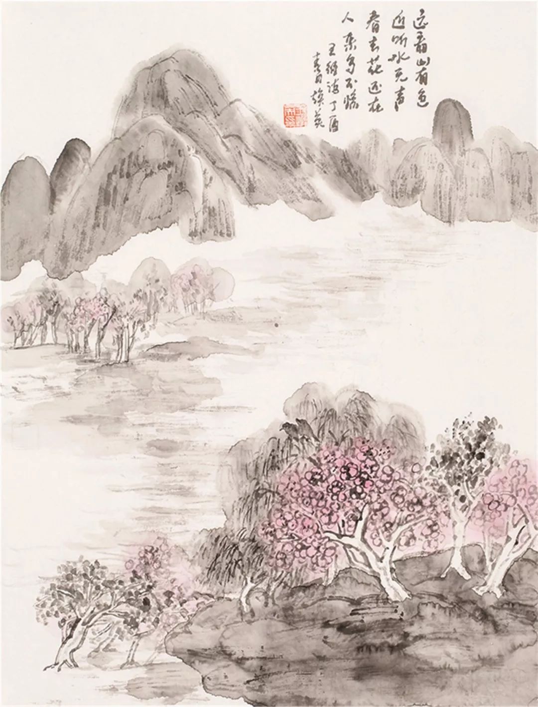 卓信现场丨松间明月——陕西辋川画院王维诗意中国画邀请展在亮宝楼