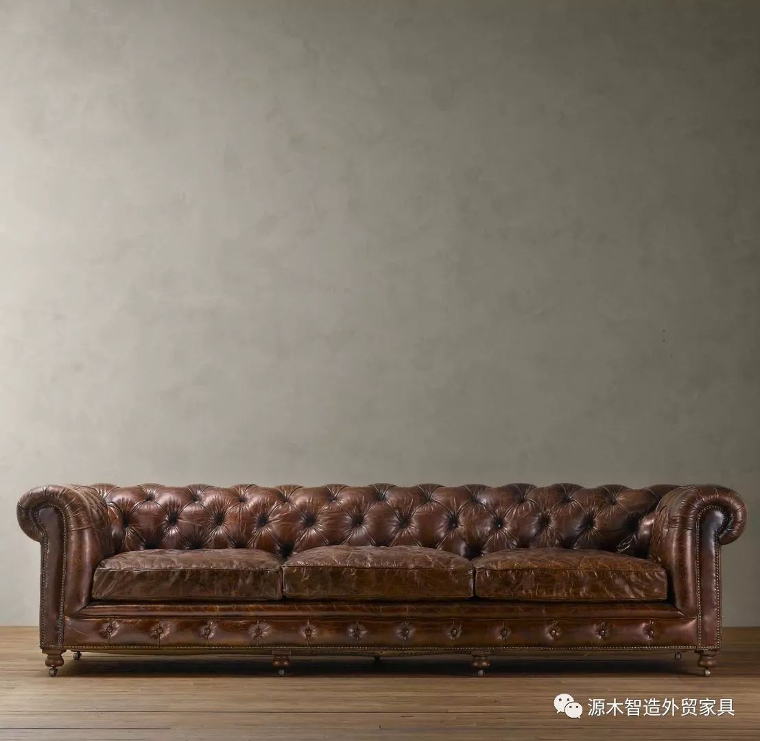 沙发之母:切斯特菲尔德沙发chesterfield sofa「外贸家具」