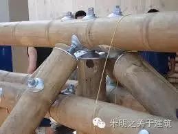 施工技术竹结构建筑的捆绑及节点处理