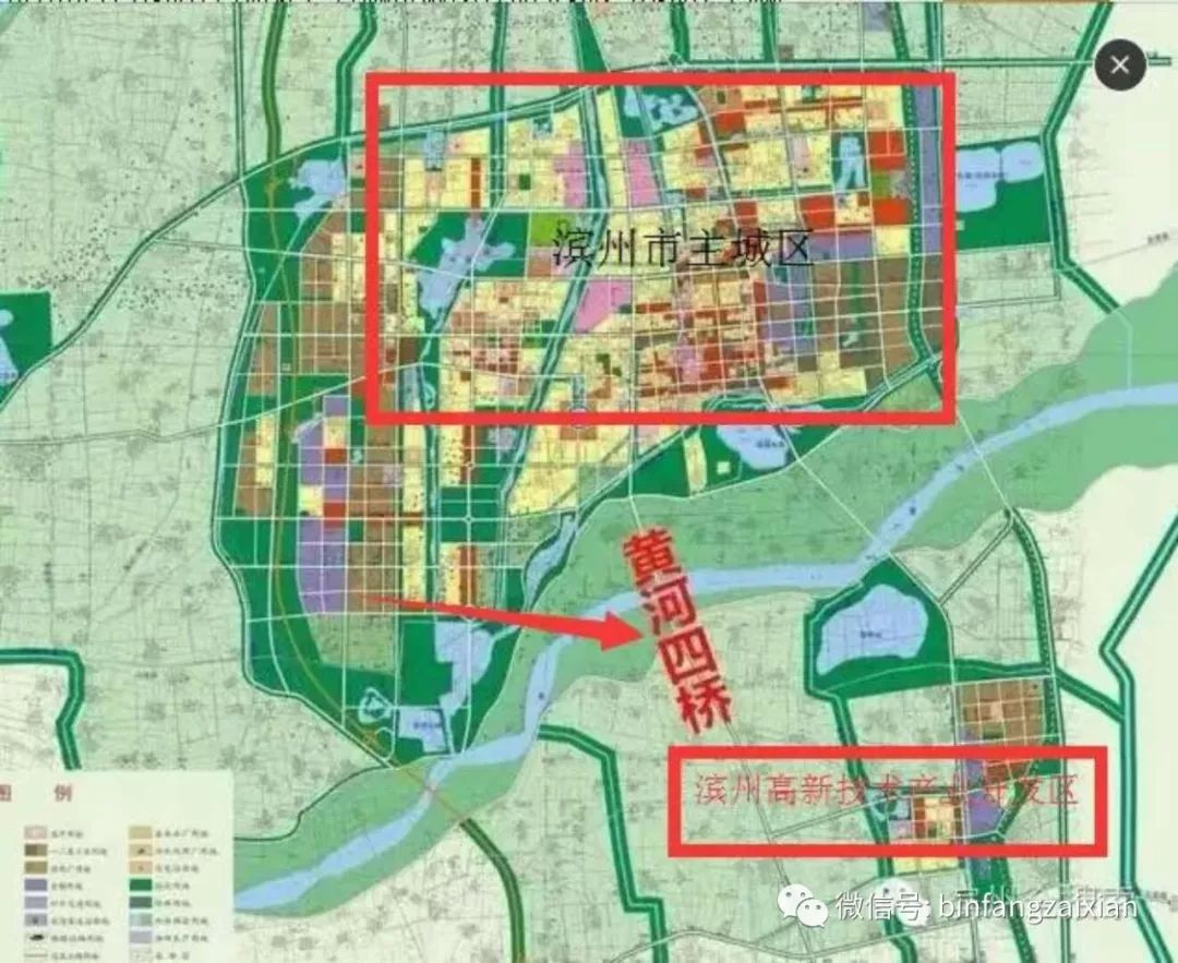 黄河四桥位置示意