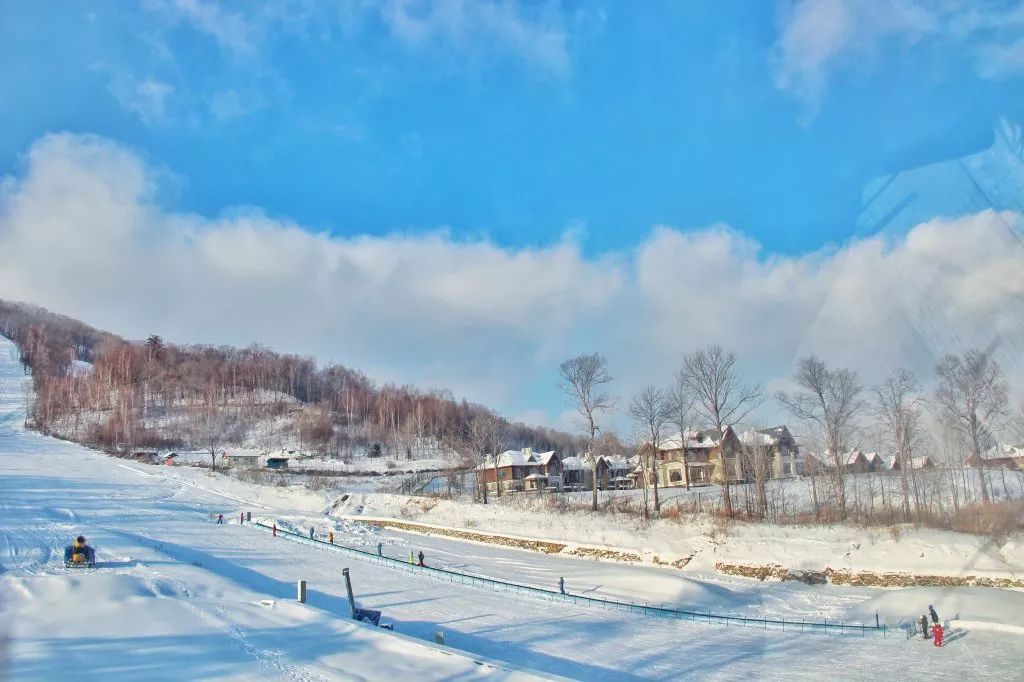 洁白的雪浪此起彼伏,分外生动