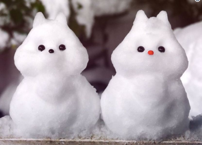 东京创意雪人比赛北京人看完表示好羡慕