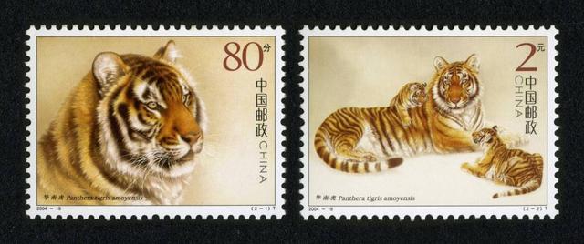 2010年1月5日,中国邮政发行第三轮生肖虎2010-1《庚寅年》特种邮票