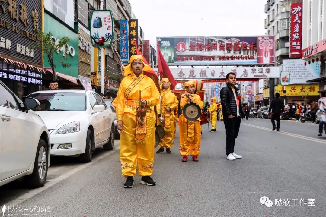 峡山街道义英乡恭迎玄武山佛祖民俗活动航拍多图视频