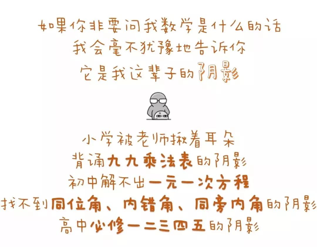 "放弃"两个字怎么写?被数学虐一虐你就知道了!