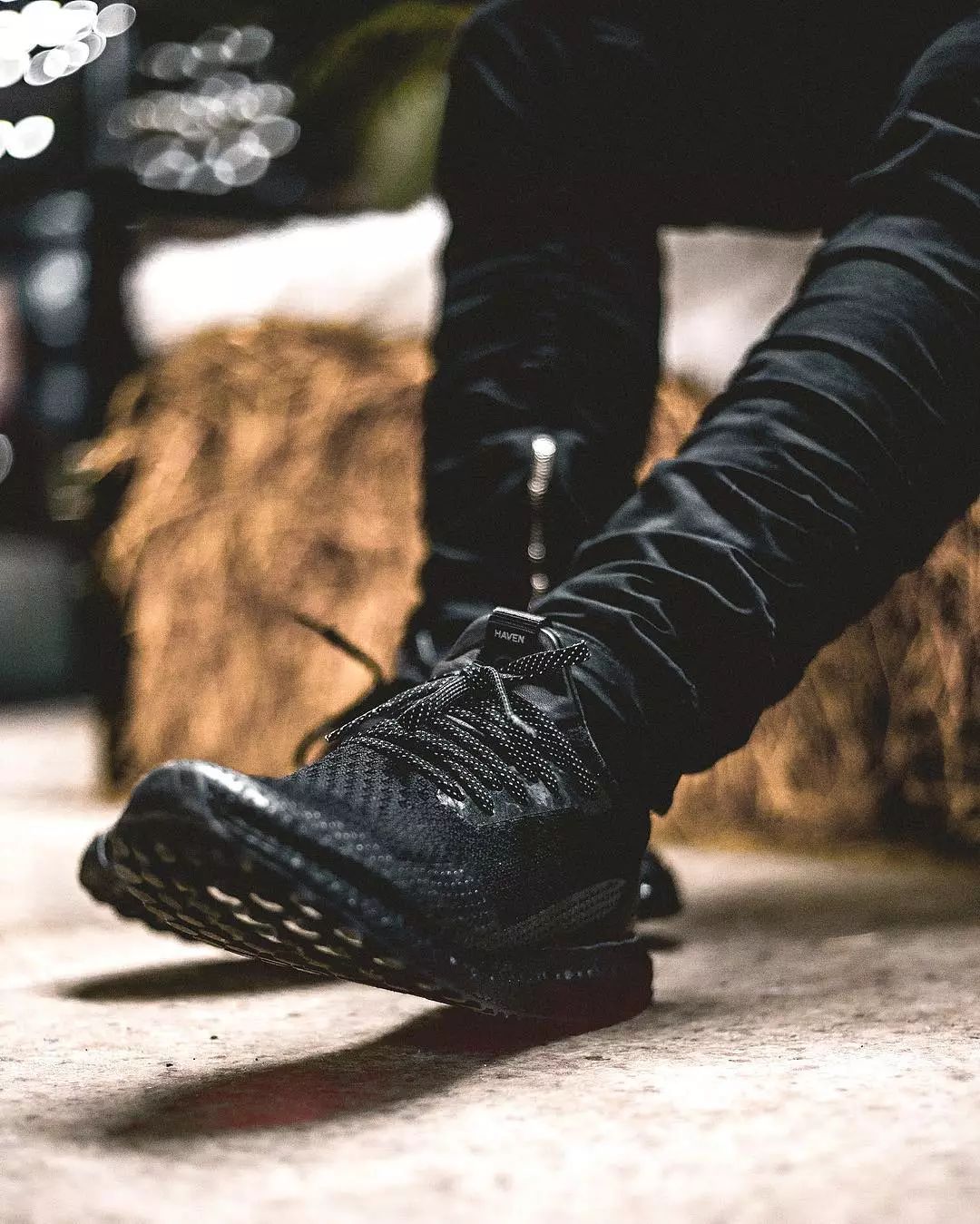 haven x adidas consortium ultra boost "triple black" ins 账号