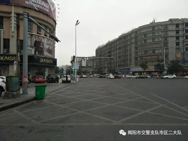 揭阳司机注意:通过市区临江北路与黄岐山大道交叉路口往西路口,要这样