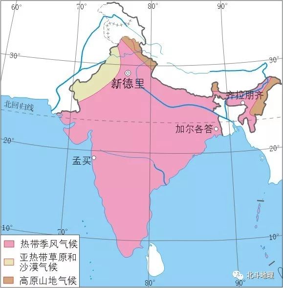 河流有恒河,布拉马普特拉河(中国雅鲁藏布江出境后的名称)和印度河