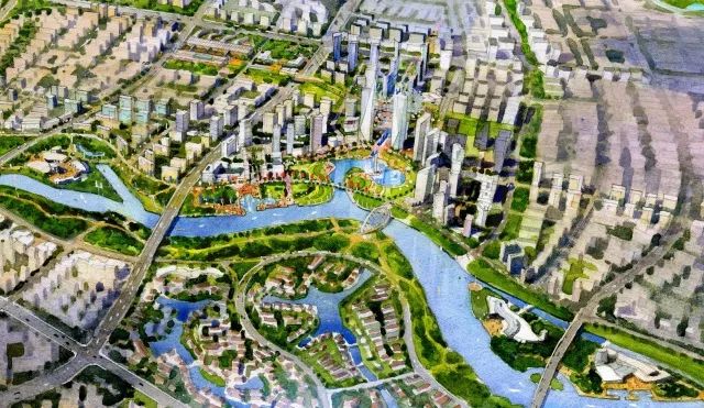 合肥市东部新中心概念规划暨核心区城市设计│哈尔滨工业大学建筑设计研究 