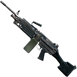 现实中的m249m249班用机枪(没错,这就是我们4打1被团灭的理由!