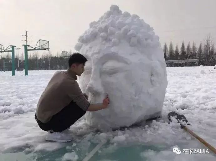 南方堆的这些雪人,见过大场面的东北人都纷纷"哎呀