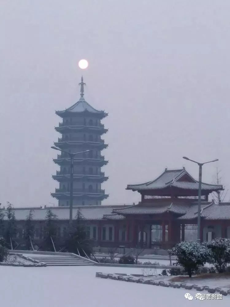 雪后的大齐河,雪后的大清河