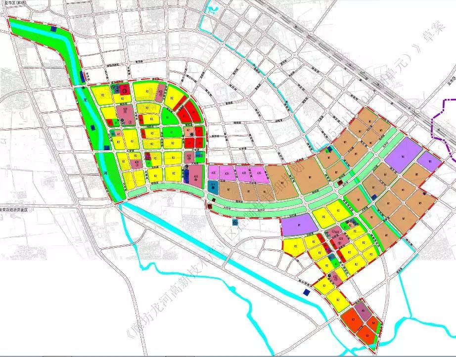 廊坊龙河高新技术产业区规划图公示了!
