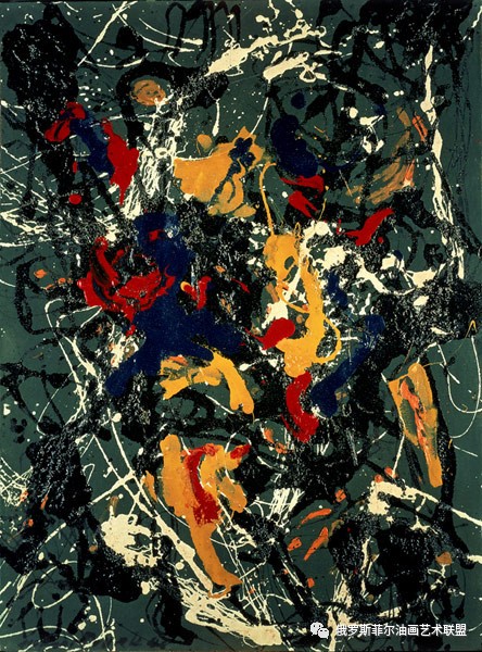 杰克逊·波洛克作品 全球最昂贵的绘画(抽象表现主义)