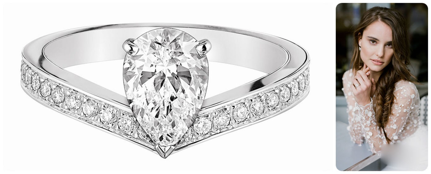 chaumet joséphine加冕爱系列 白鹭钻戒