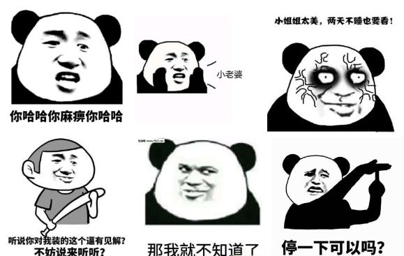 第五类 表情包:熊猫头 民国 网络流行语
