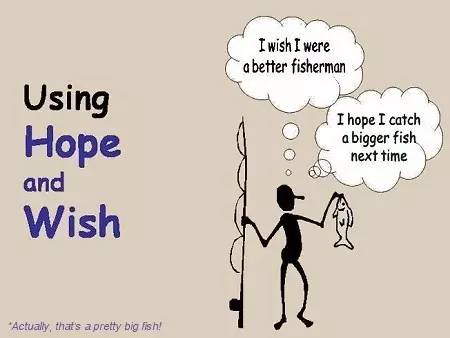 举个例子,wish 和 hope 都能表示"希望",但很多人会把这两个词混用.