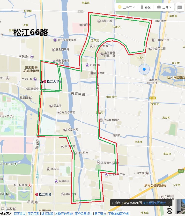 松江1路,松江3路,松江5路,松江7路,松江9路,松江16路,松江24路和松莘b