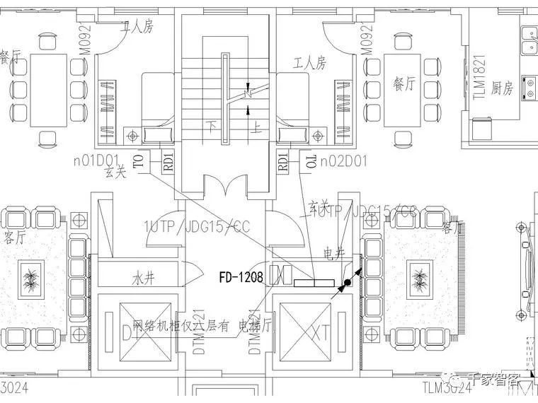 【案例分享】某学院新校区综合布线系统拓扑图