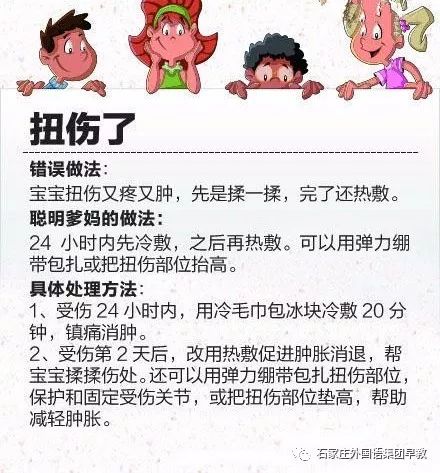 割伤,撞伤,扭伤,烧烫伤,宝宝意外受伤的正确处理方法