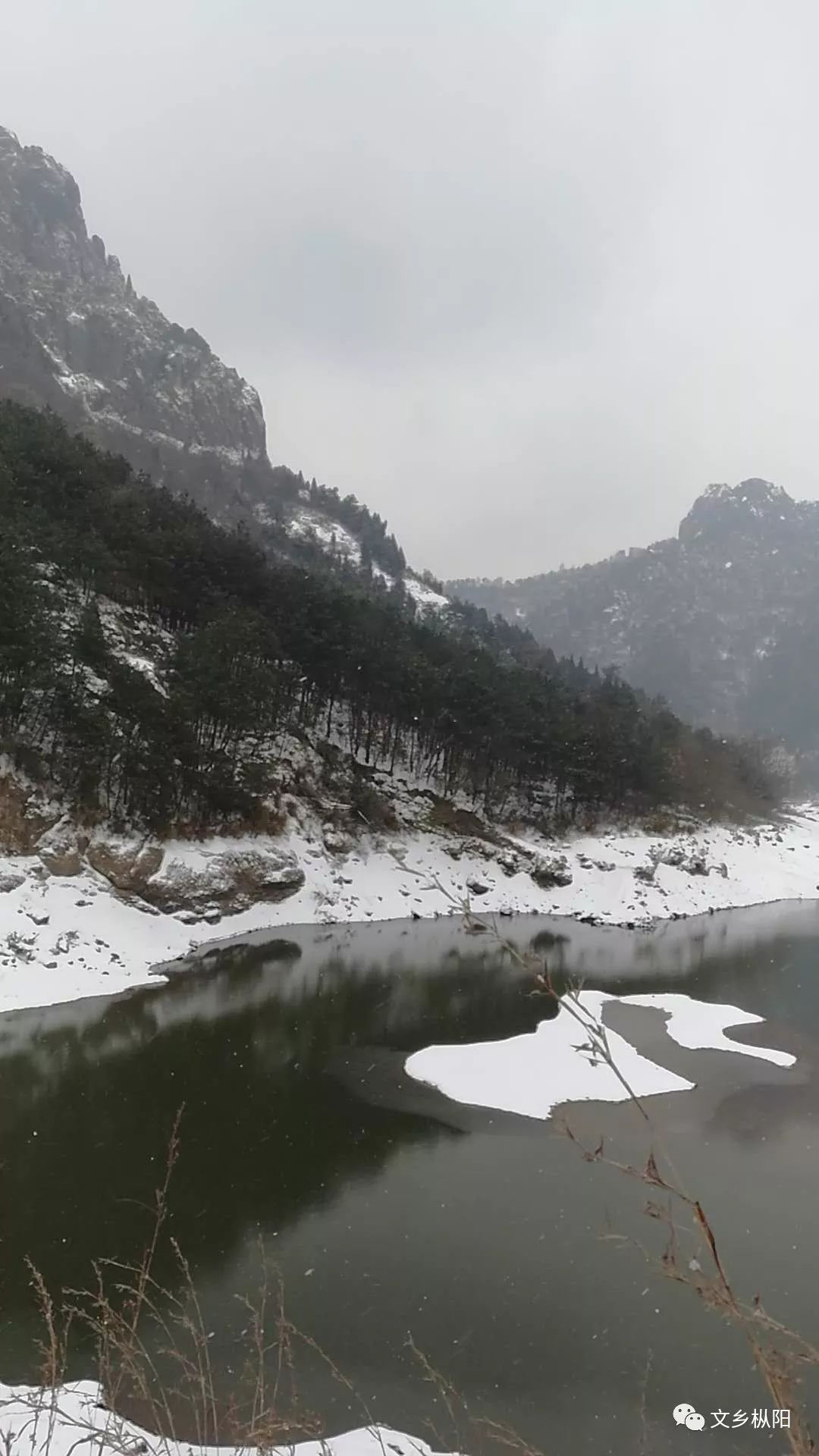 文乡摄影|美哉,冰雪白云岩,青鸟,雪狐齐现身!