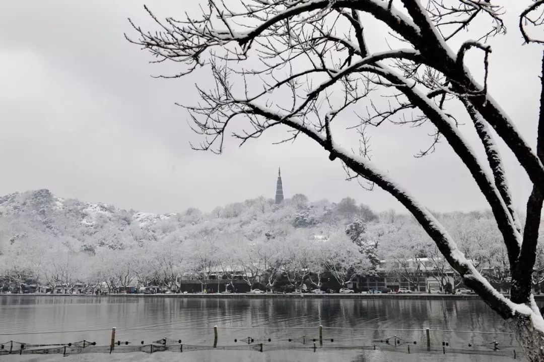 都说看雪景要看"断桥残雪",西湖十景之一的"断桥残雪"是西湖上著名的