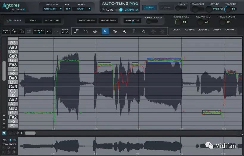 antares 发布 auto-tune pro,加入自动测调和经典模式