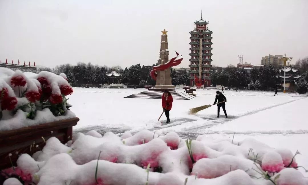 会师园雪景简直美爆了!