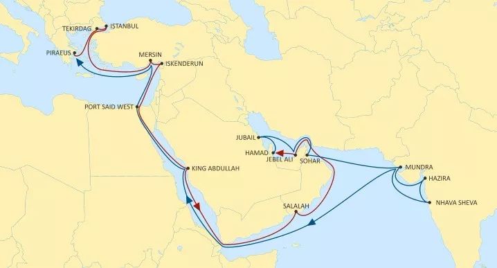 更为惊喜的是,我们还提供经由mundra去到mersin梅尔辛港/piraeus比雷