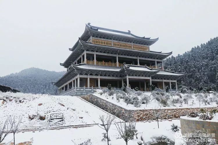 吉水大东山雪景美图