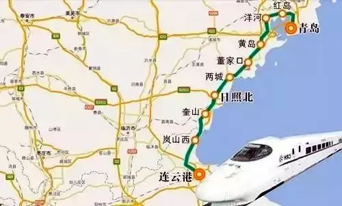 届时,将与青荣城际铁路,青连铁路等线路连接.