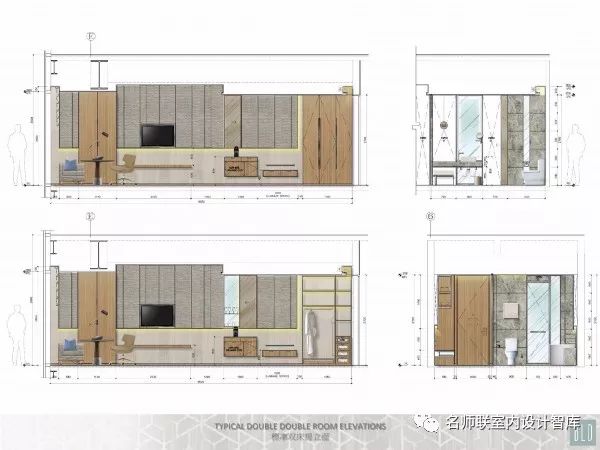 bld-中国江阴澄星万豪酒店设计方案 效果图 cad平面图 彩色立面图