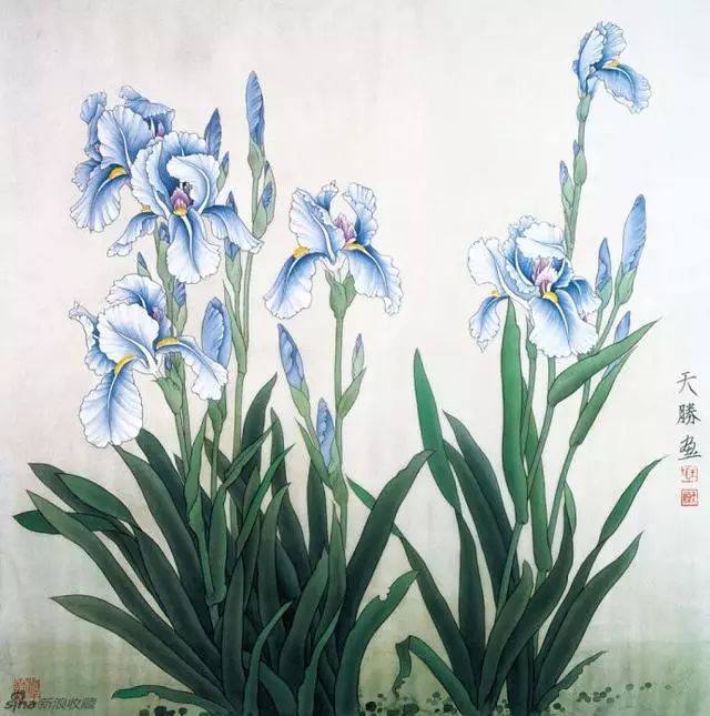 耳目一新国画工笔花卉觉得这个国画作品不一般