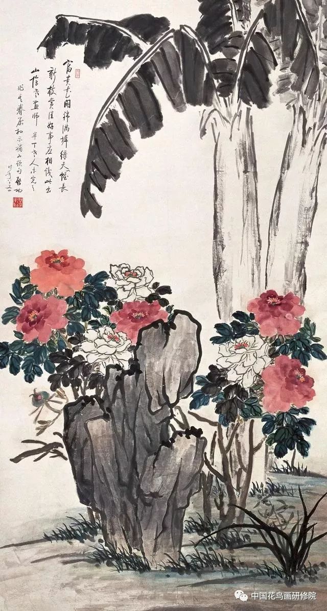 陈半丁与众画家一边听张大千讲,一边翻看画册,进行核对,发现张大千竟