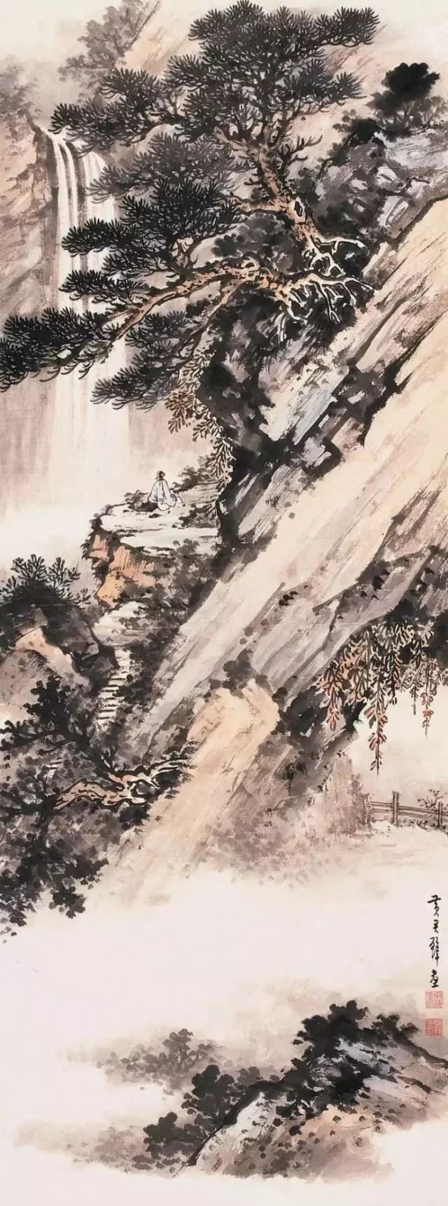 书画欣赏丨宋美龄的国画老师黄君璧作品欣赏