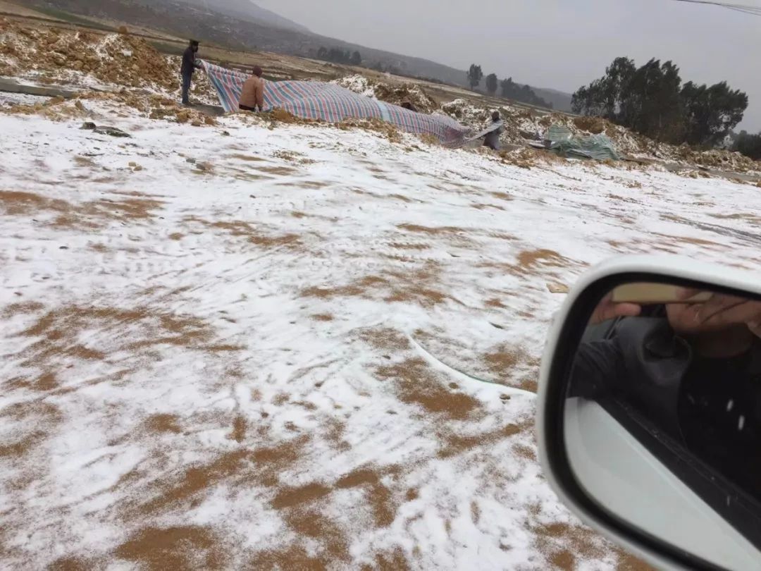 下雪了元谋人的朋友圈嗨了