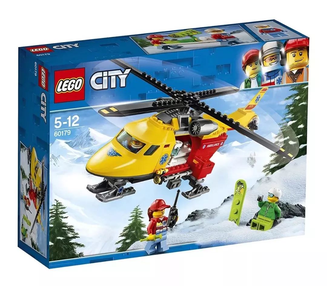 lego 乐高 city 城市系列 急救直升机
