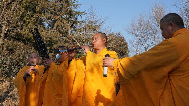 开封大相国寺:纪念净严老法师圆寂27周年法会