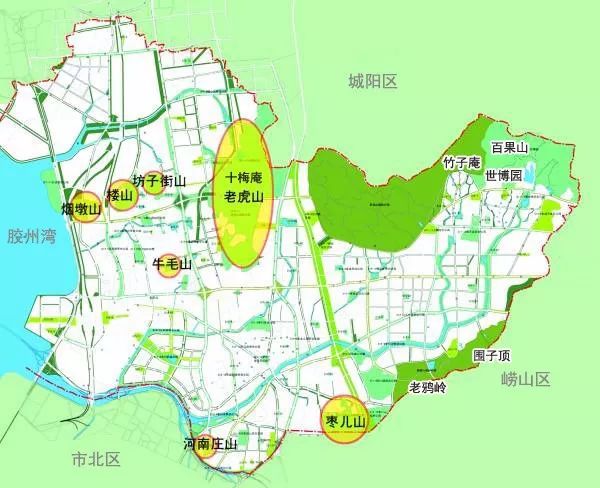 38,完善李村河流域内截污措施和污水管网. 39,建设李沧区建筑废弃物