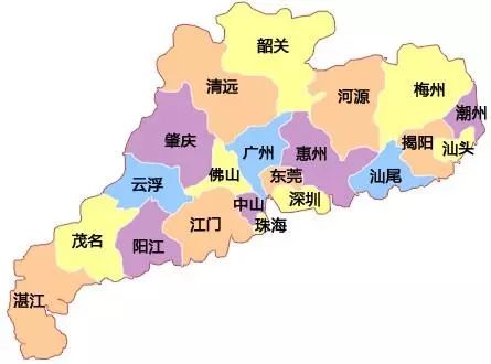 先来看广州地图▼
