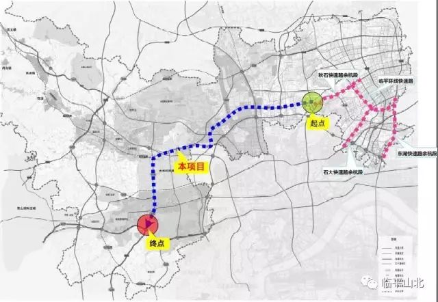 东起在建秋石快速路余杭段疏港互通,西至现状东西大道规划城南路